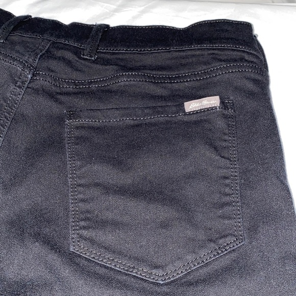Eddie Bauer | Elysian Slim Straight Jeans - Slightly Curvy | Black | Size 14 - Picture 4 of 11